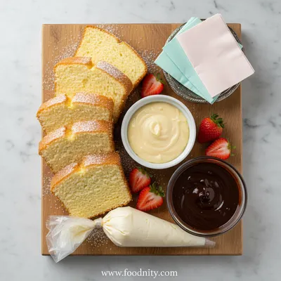 Boston Cream Pie Trifle Recipe - cooking process