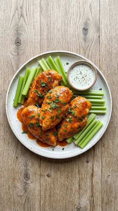 Easy Buffalo Chicken Dinner - cooking process