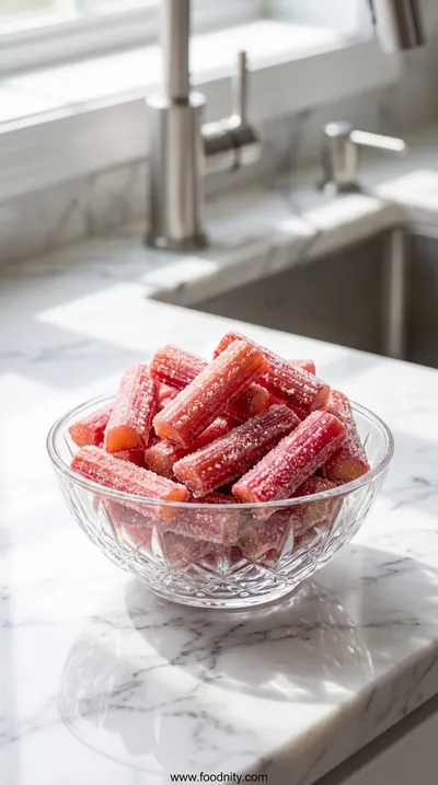 Candied Rhubarb Recipe – Simply Divine