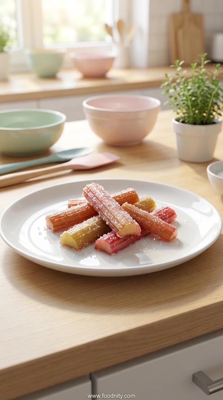 Candied Rhubarb Recipe – Simple Divine Treat