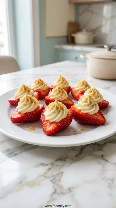 Cheesecake Deviled Strawberries