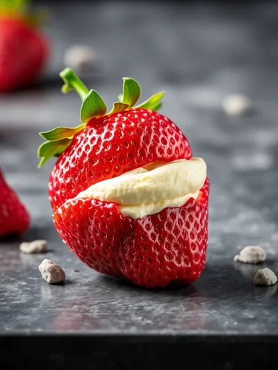 Cheesecake Stuffed Strawberries Recipe