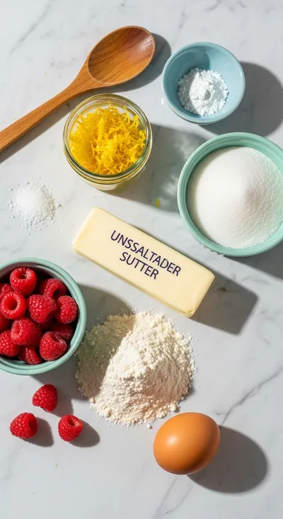 Chewy Lemon Raspberry Cookies - cooking process