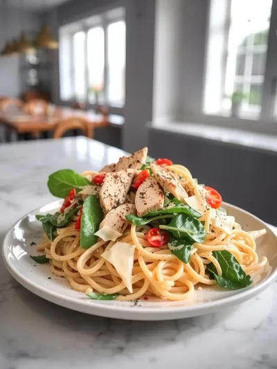 Chicken Caesar Pasta Salad – Ready in 30 Minutes - cooking process