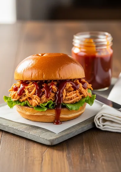 Chicken Chopped Sandwich With Alabama BBQ Sauce