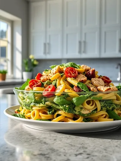 Chicken Pesto Pasta Salad – Easy 25-Minute Recipe