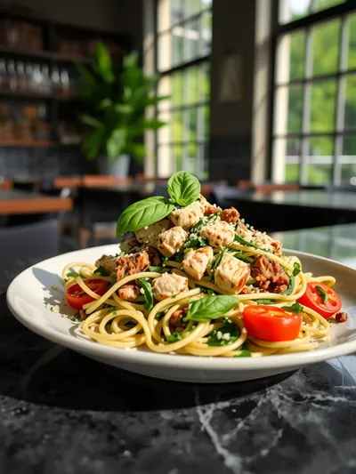 Chicken Pesto Pasta Salad – Easy 25-Minute Recipe - ready to serve