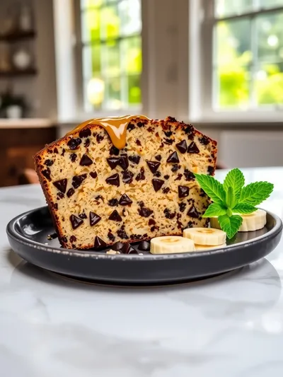 Chocolate Chip Banana Bread Recipe - cooking process