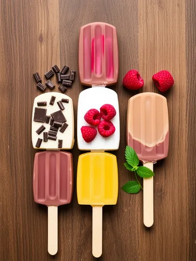 Chocolate Raspberry Frozen Yogurt Pops - ingredients preparation