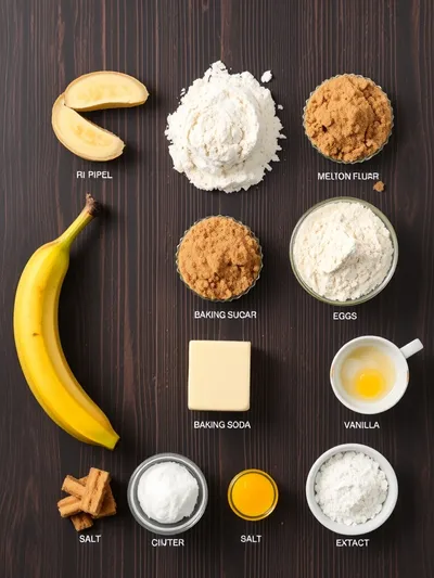 Cinnamon Swirl Banana Bread – Easy Homemade Recipe - ingredients preparation