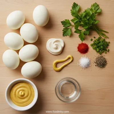 Classic Deviled Eggs Recipe - cooking process