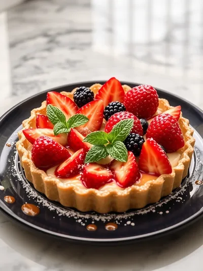 Classic Fruit Tarts - ready to serve