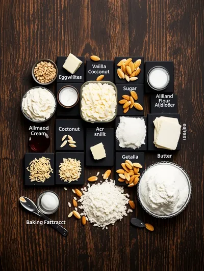 Coconut Raffaello Cake: Easy Homemade Dessert - ingredients preparation