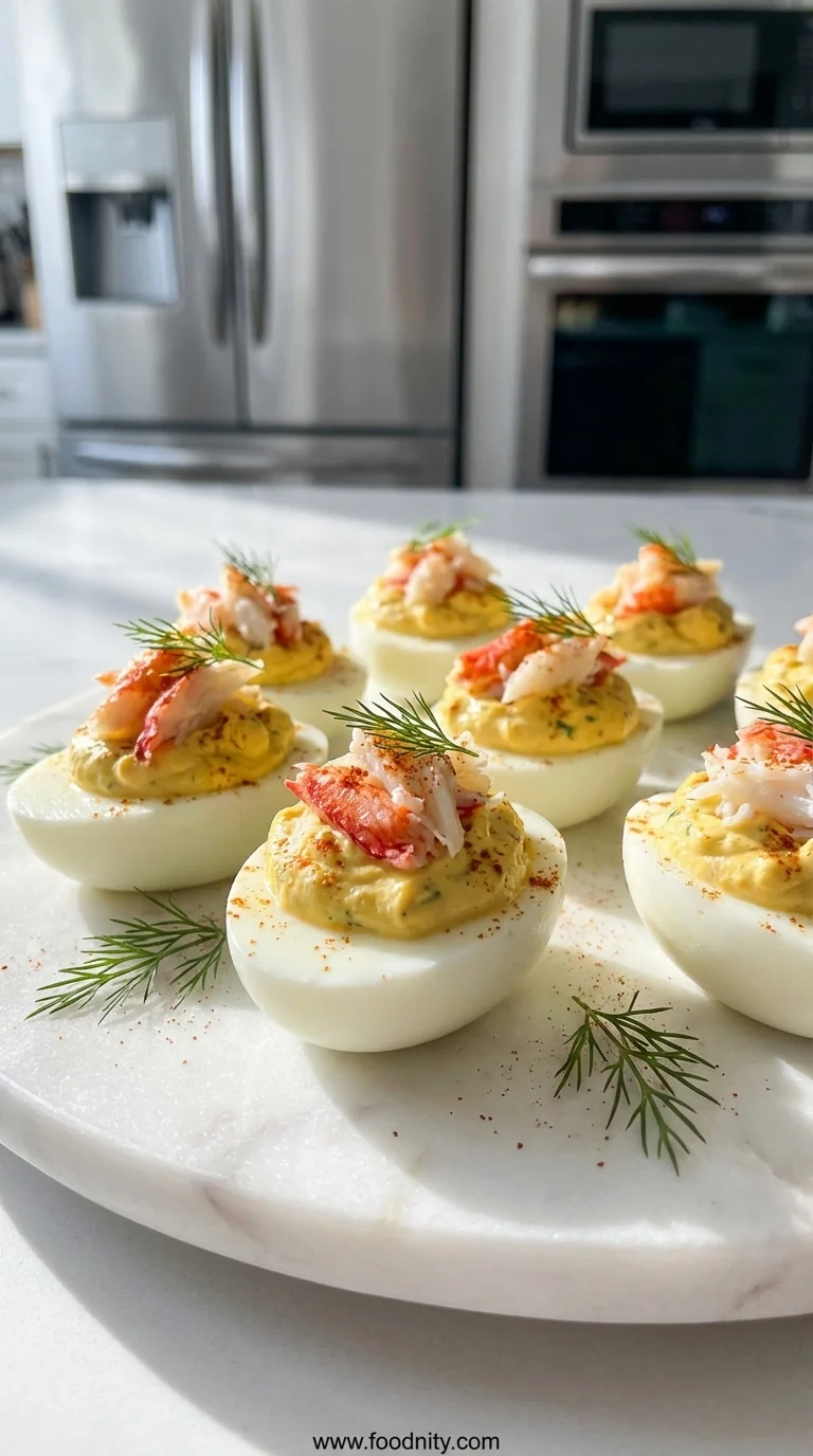 Crab Deviled Eggs – Simple Seafood Appetizer