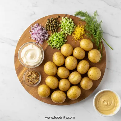 Creamiest Potato Salad – South African Style - cooking process