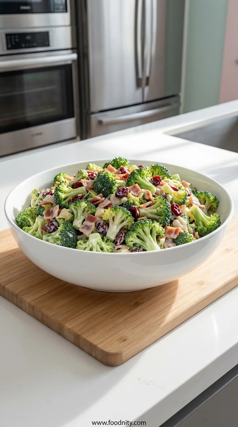 Creamy Broccoli Salad – Easy Healthy Side