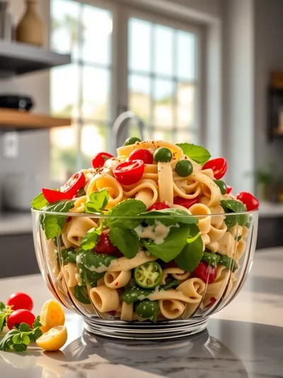 Creamy Pasta Salad – Easy Plant-Based Recipe