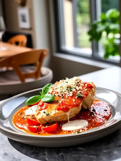 Creamy Tomato Chicken Breast - cooking process