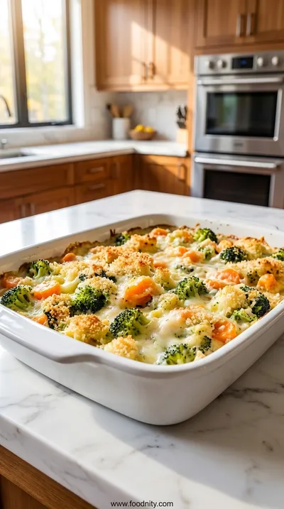 Creamy Vegetable Casserole Bake - Cozy & Healthy