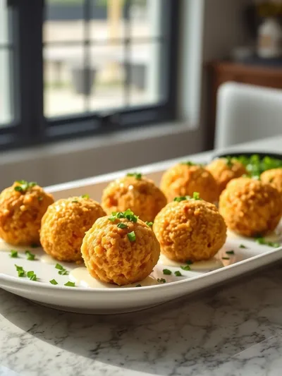 Crispy Crunchy Fried Cheese Balls - cooking process