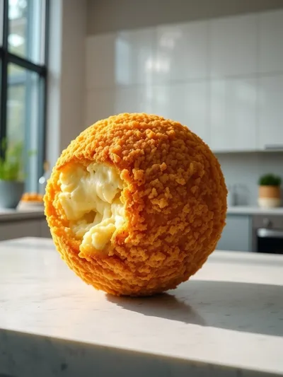 Crispy Crunchy Fried Cheese Balls