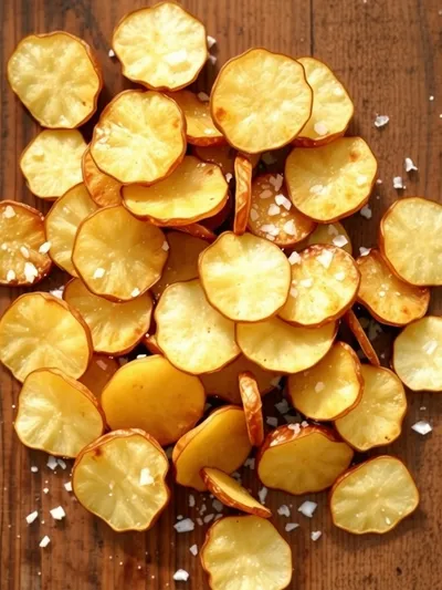 Crispy Potato Chips – Quick & Easy Snack - ingredients preparation