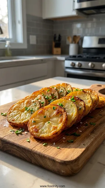 Crispy Sliced Potatoes Recipe