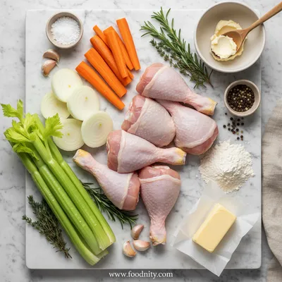 Crockpot Chicken and Gravy - cooking process