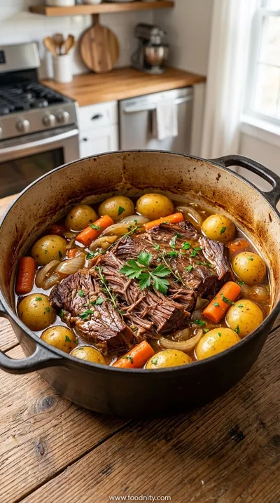 Easy Crockpot Chuck Roast