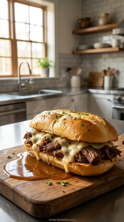 Crockpot French Dip Sandwiches – Easy Slow Cooker Recipe