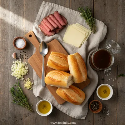 Crockpot French Dip Sandwiches – Easy Slow Cooker Recipe - cooking process