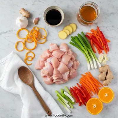 Crockpot Orange Chicken Recipe - cooking process