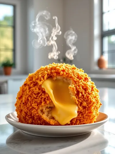 Crunchy Chicken Cheese Balls Recipe