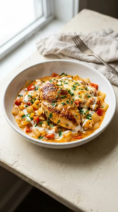 Buffalo Ranch Chicken Skillet