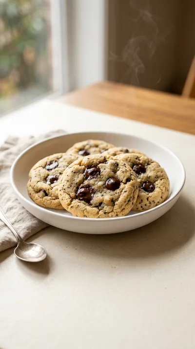 Soft Chocolate Chip Chickpea Cookies