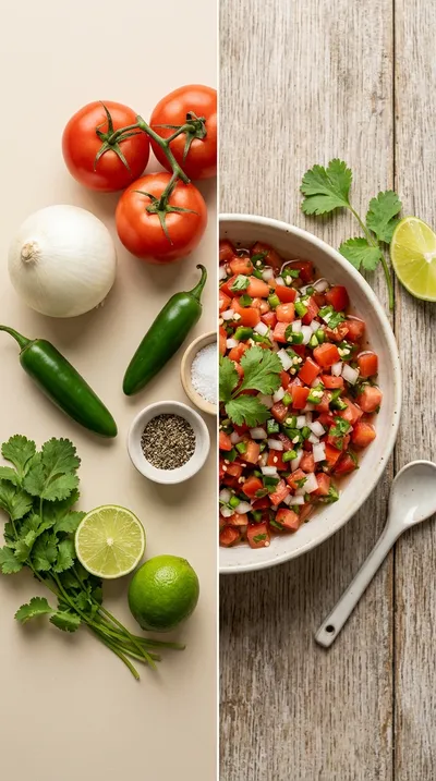 Fresh Authentic Pico De Gallo Recipe - ready to serve