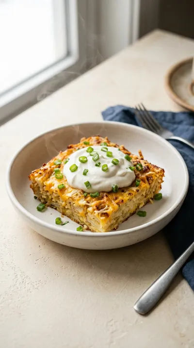 Hash Brown Casserole With Whipped Cream