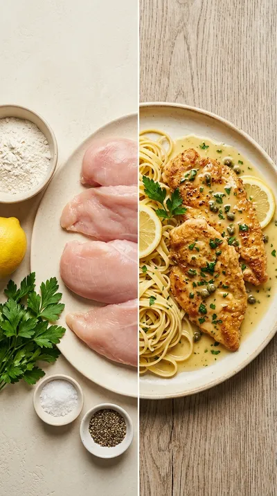 Lemon Butter Chicken Francese - ready to serve