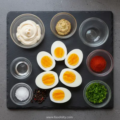 Deviled Eggs – Quick & Easy Recipe - cooking process
