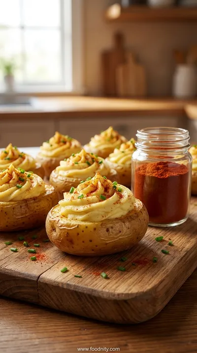 Easy Deviled Potatoes Recipe