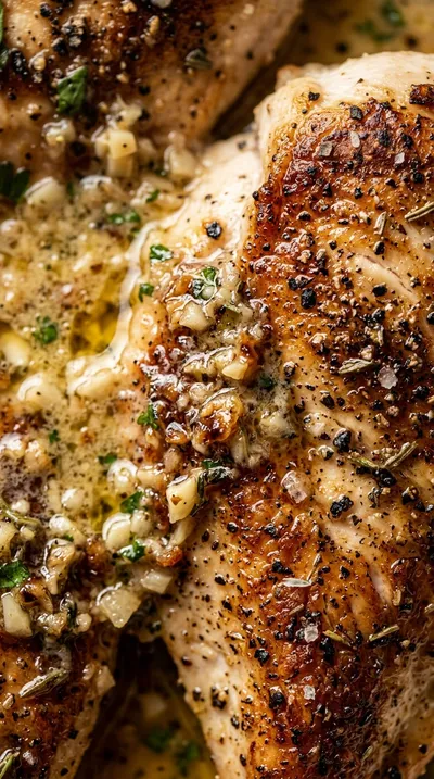Garlic Butter Chicken Skillet - ingredients preparation