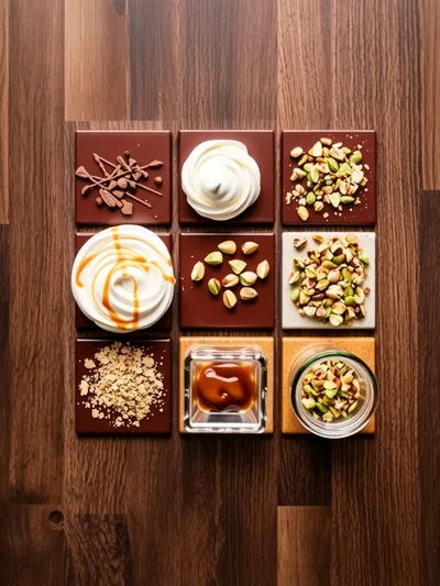 Dubai Chocolate Dessert in a Glass - ingredients preparation