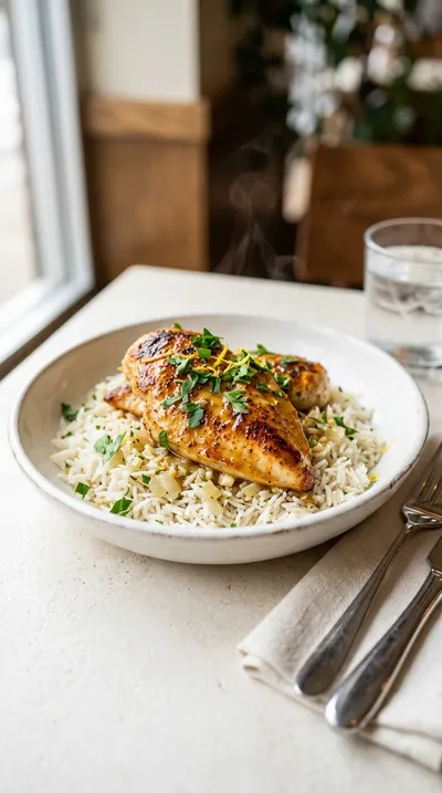 Chicken and Rice with Honey Mustard