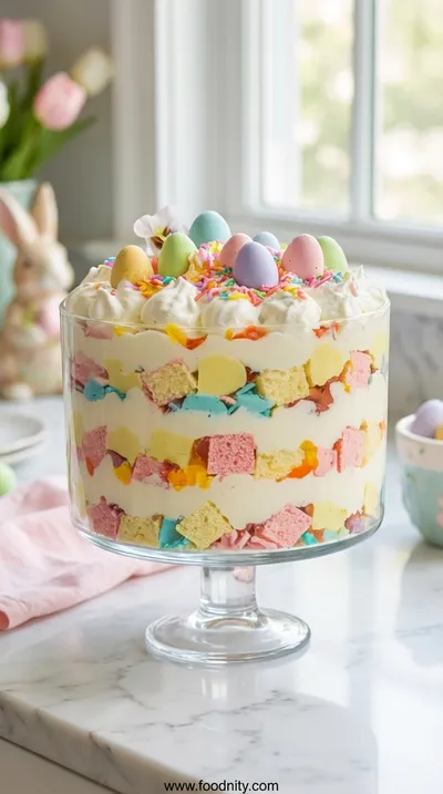 Light & Refreshing Easter Trifle Dessert