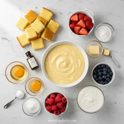 English Trifle Recipe - cooking process