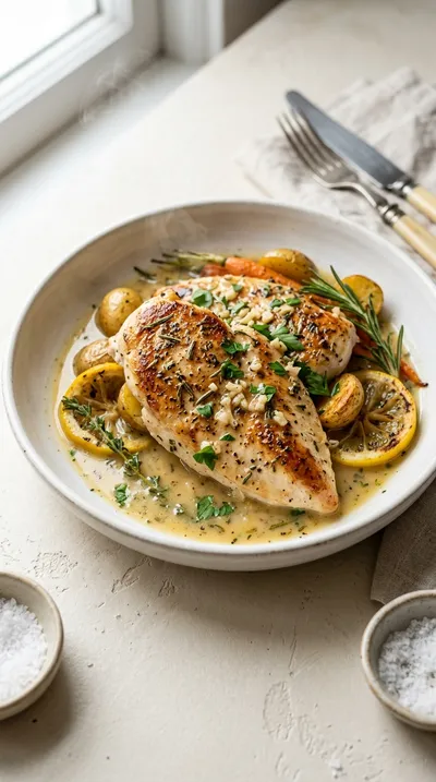 Lemon Herb Chicken Skillet