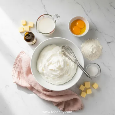 Fluffy Japanese Soufflé Pancakes - cooking process