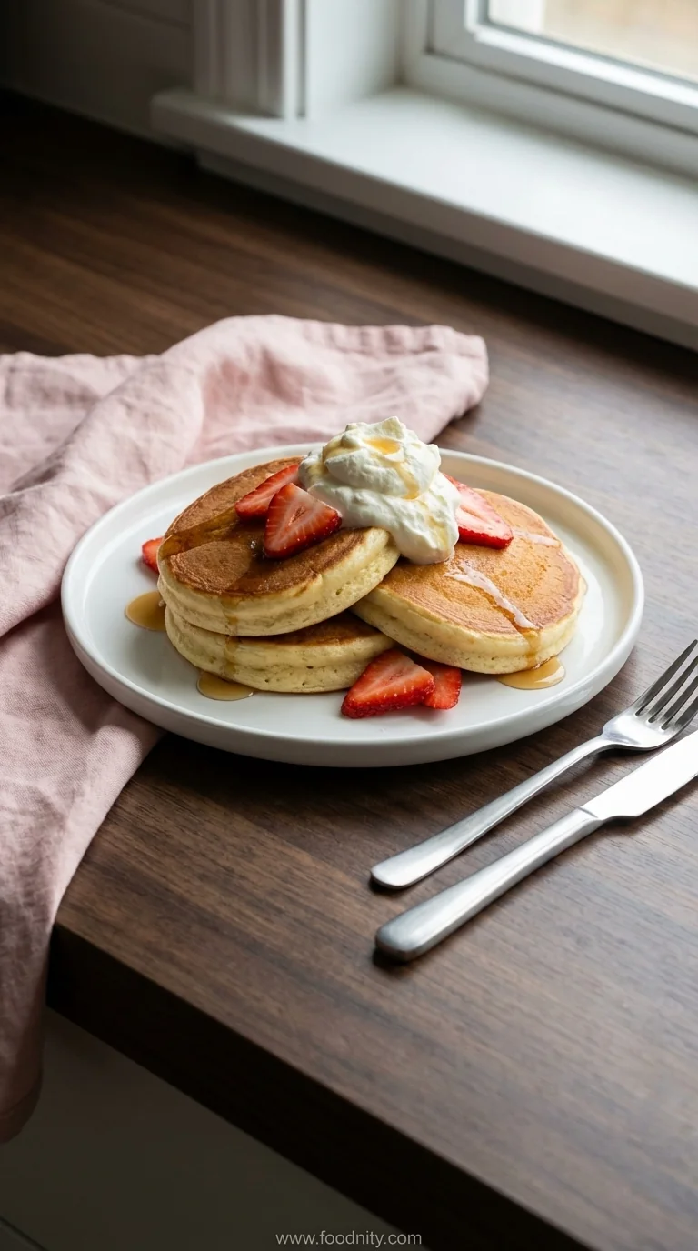 Fluffy Japanese Soufflé Pancakes - feature image