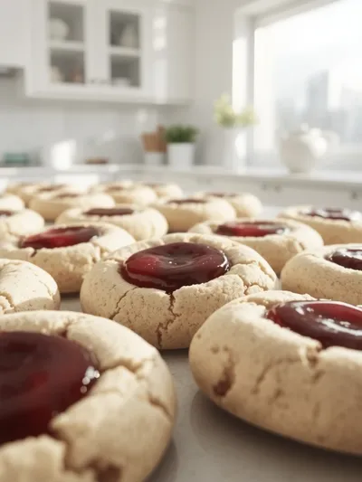 Fruit Filled Thumbprint Cookies