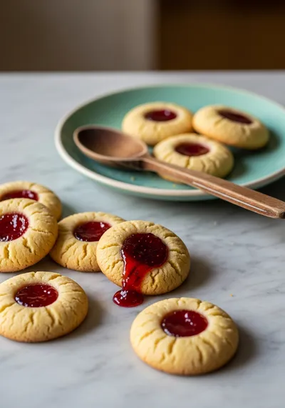 Fruit Filled Thumbprint Cookies